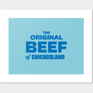 The Original Beef of Chicagoland (distressed) Posters and Art